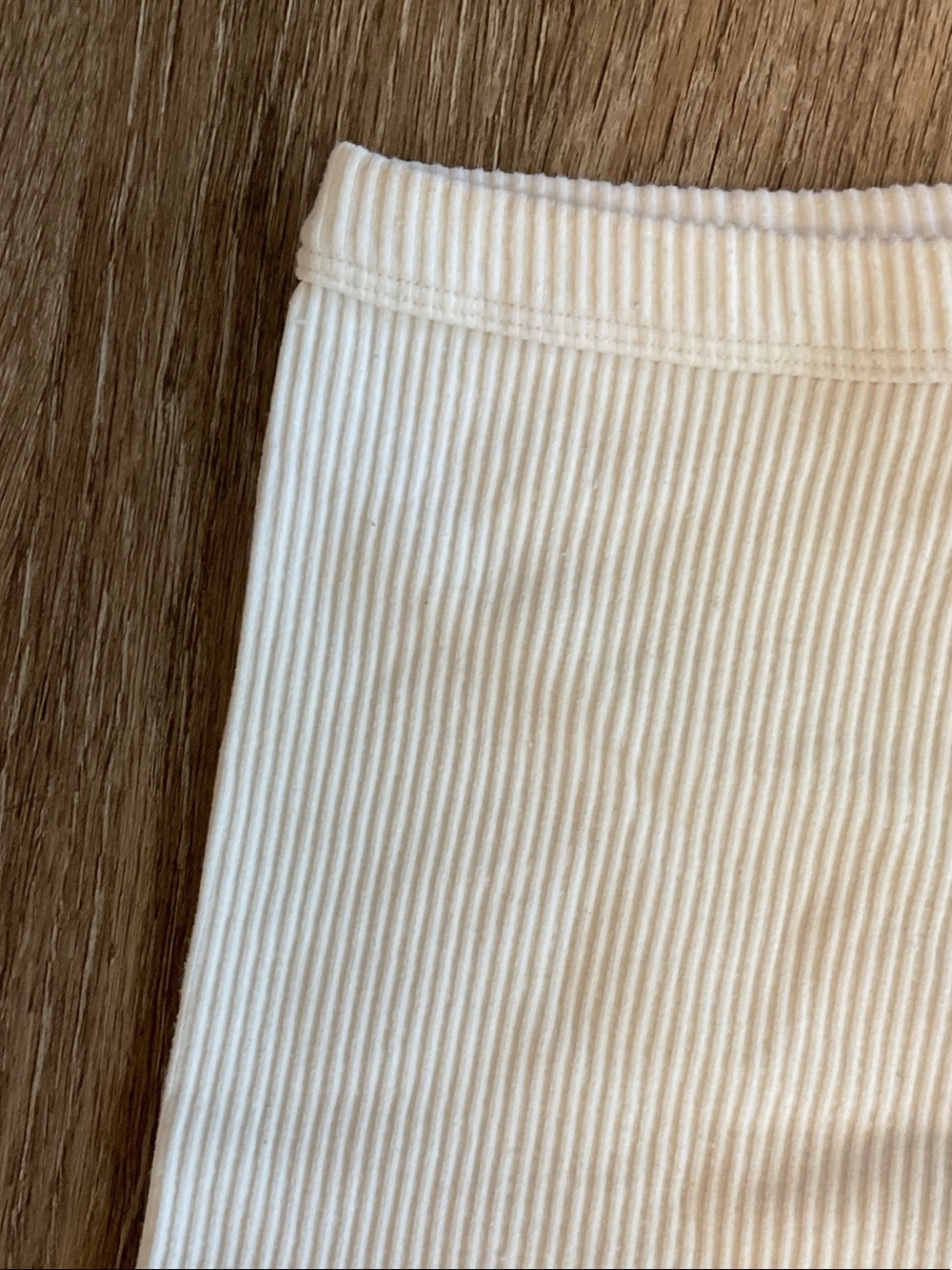 One-Shoulder Ribbed Crop Top - White - Picture 3 of 3